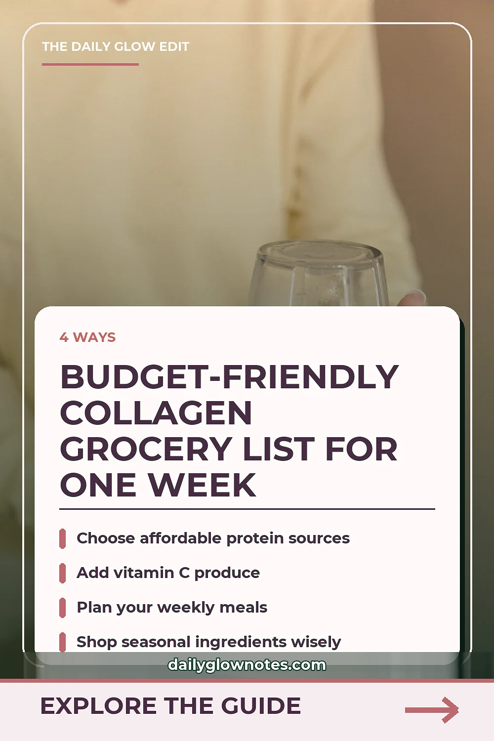 The Budget-Friendly Grocery List for Skin-Supportive Weekly Meal Planning