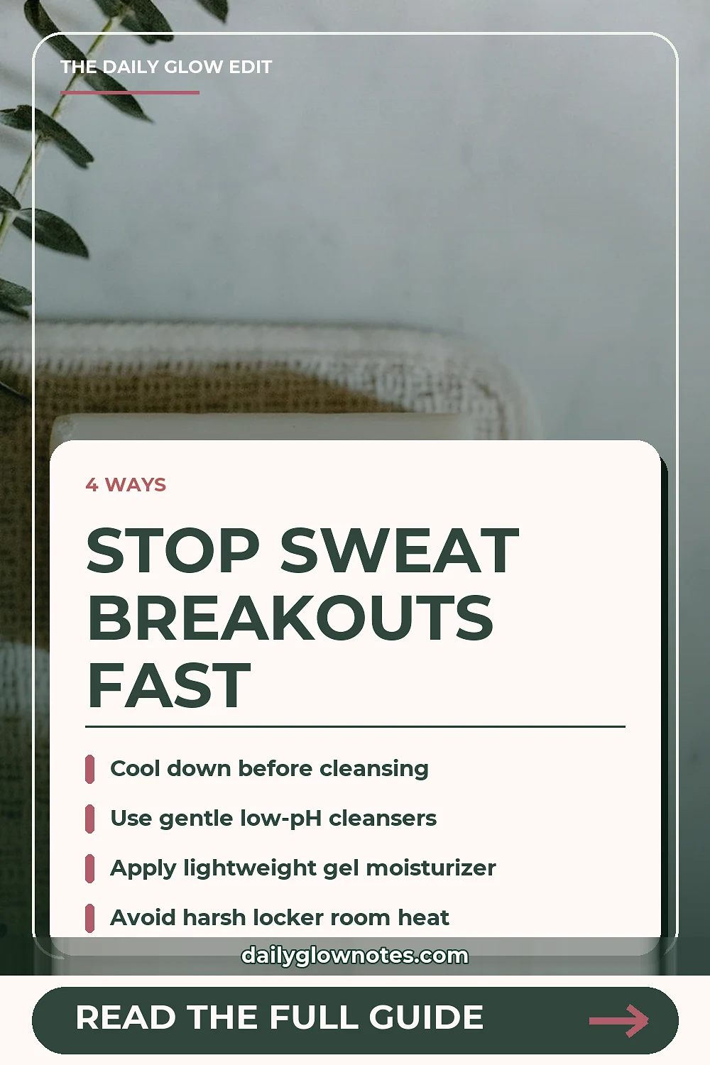 The Gentle Post-Workout Skincare Guide for Blemish-Prone Skin