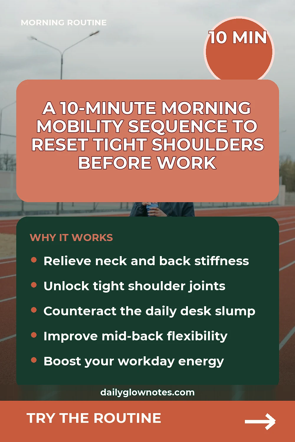 A 10-Minute Morning Mobility Sequence to Reset Tight Shoulders Before Work