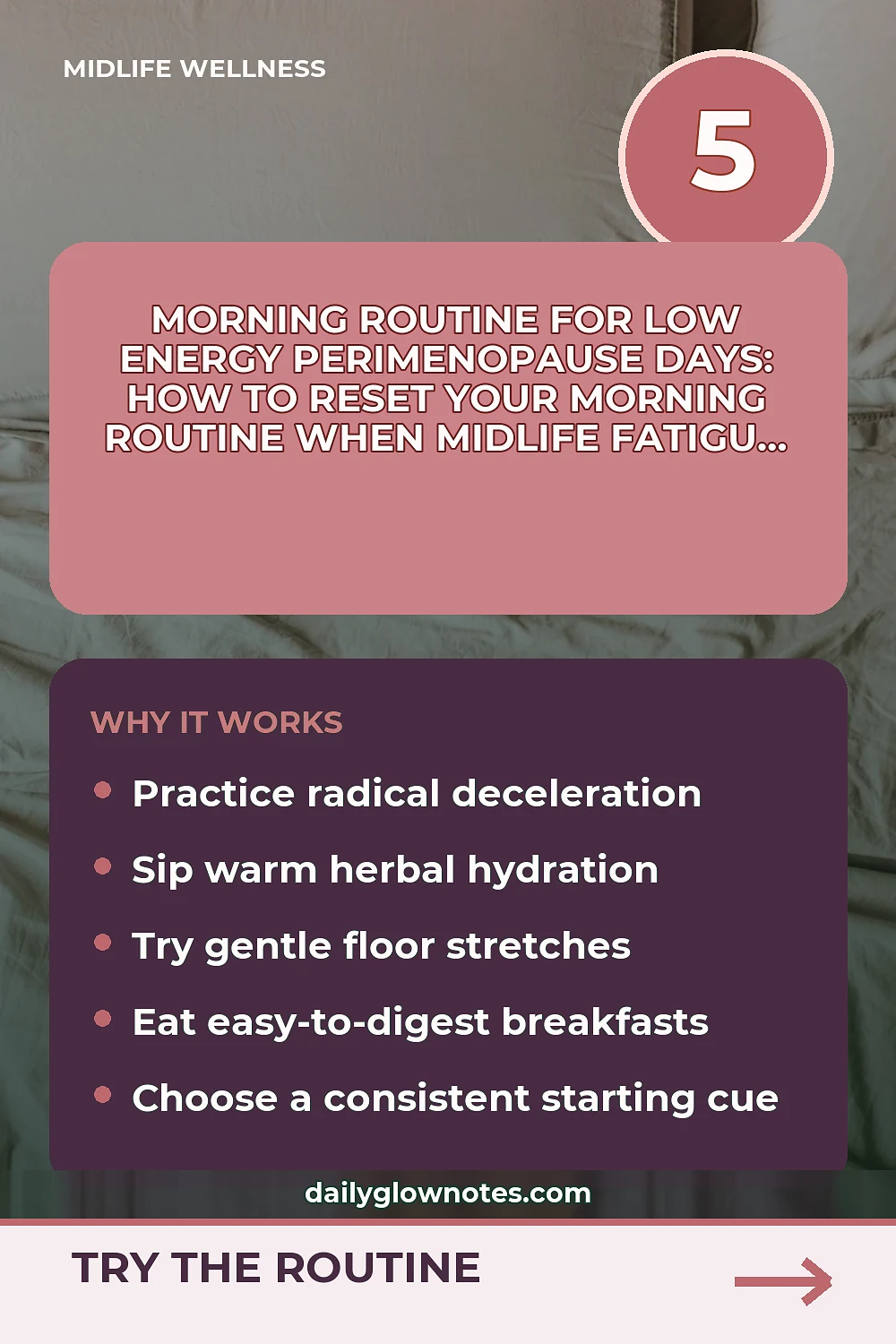 How to Reset Your Morning Routine When Midlife Fatigue Hits Hard