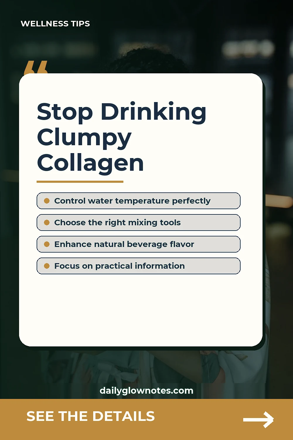 Why Your Collagen Powder Clumps and How to Fix It Instantly