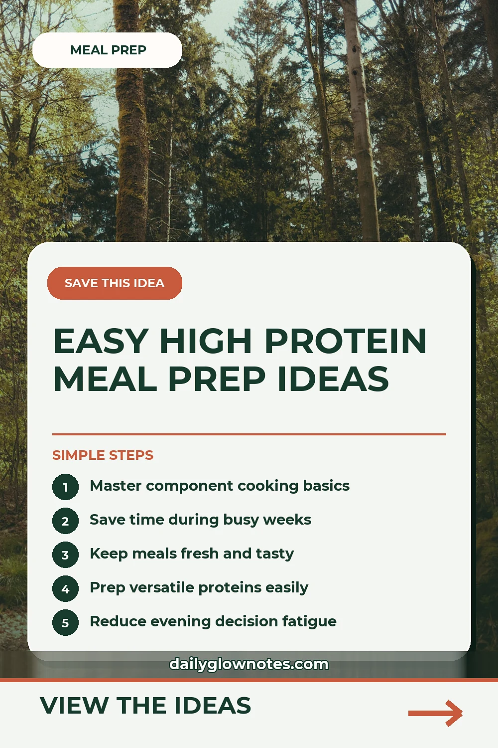 Simple High Protein Meal Prep Ideas for a Busy Workweek