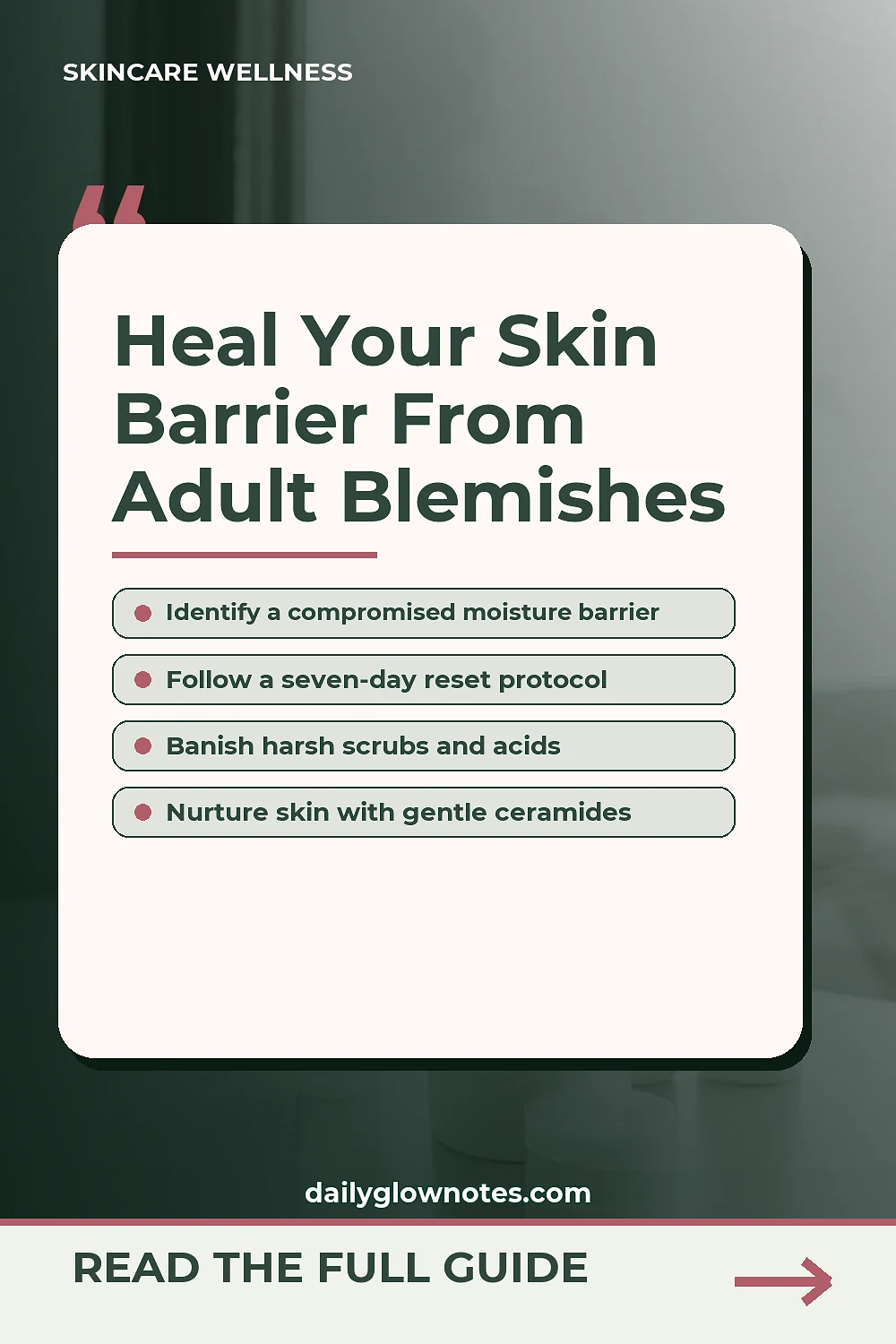 Signs You Over-Exfoliated Your Blemish-Prone Skin (And How to Reset It safely)
