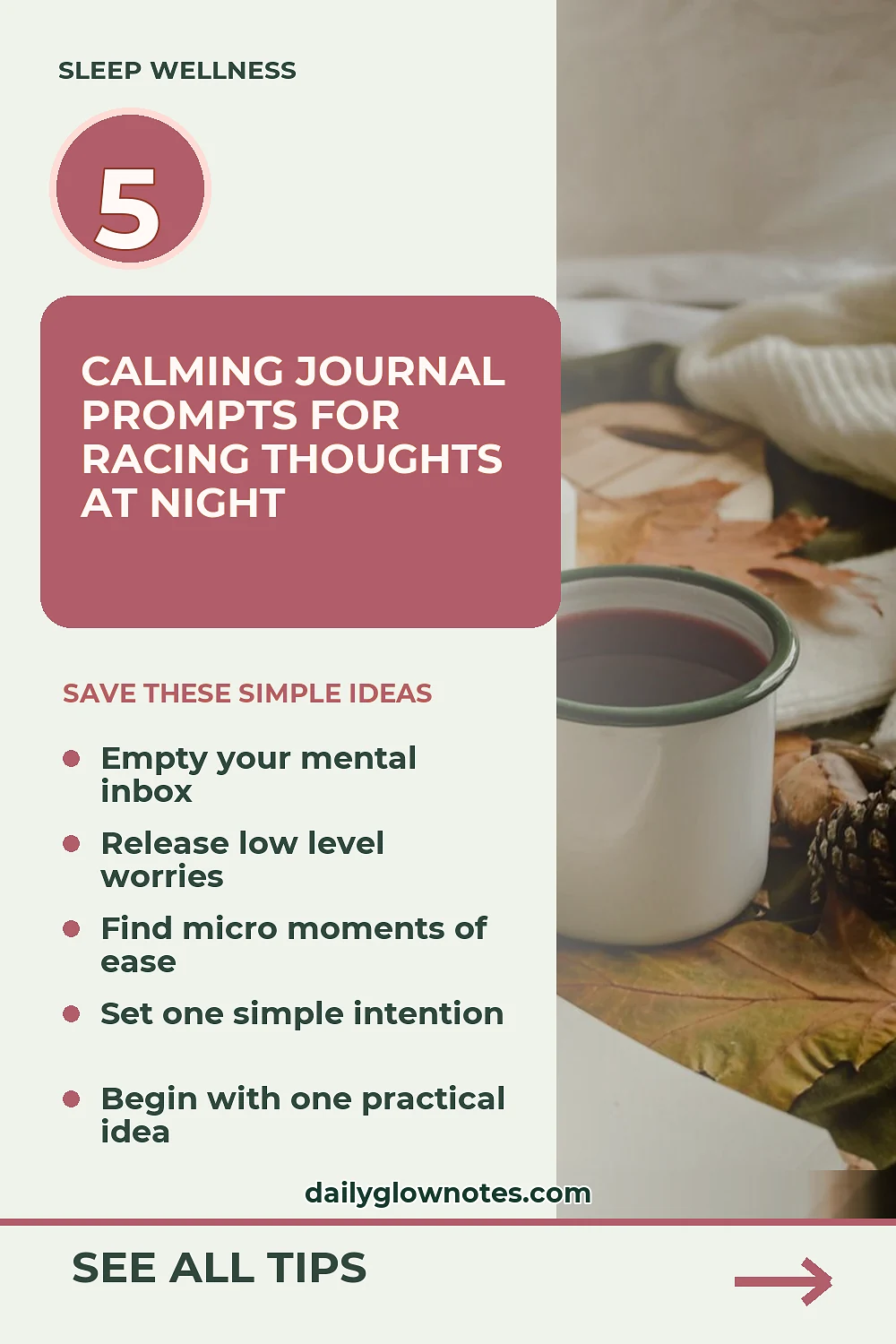 10 Quiet Evening Journal Prompts to Clear Mental Clutter Before Bed