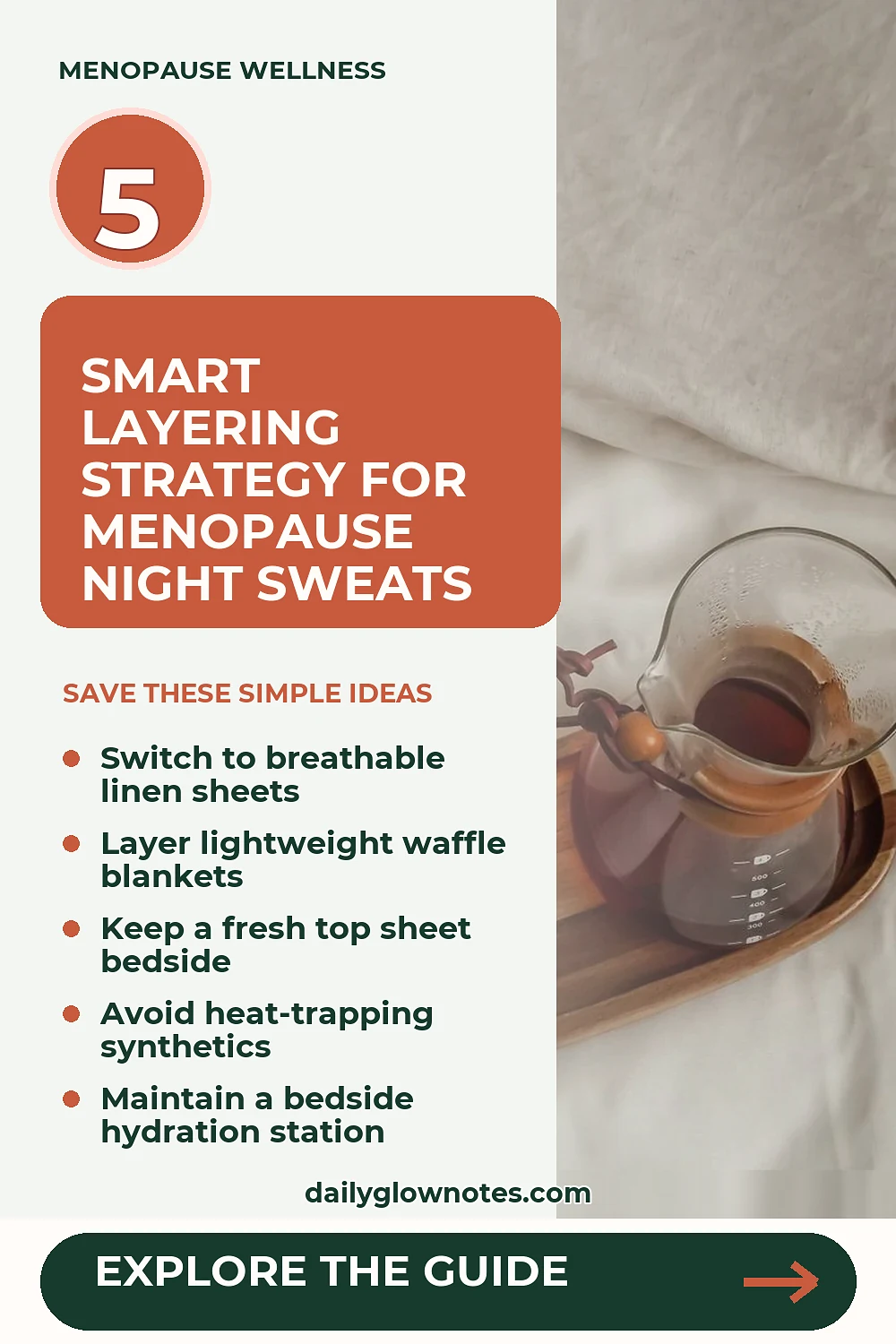 The 3 A.M. Layering Strategy for Menopause Night Sweats