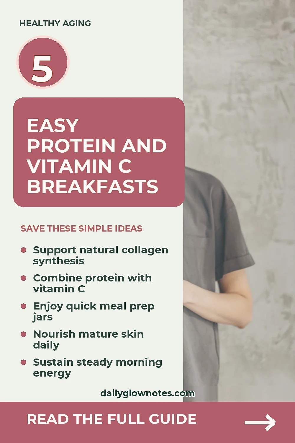 5 Protein & Vitamin C Breakfast Pairings for Healthy Aging