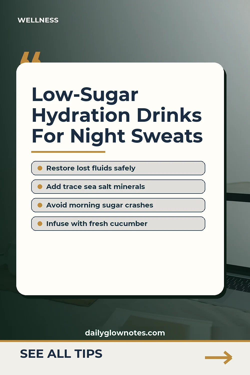 Hydration Recovery Drinks After Night Sweats Without Sugar Spikes