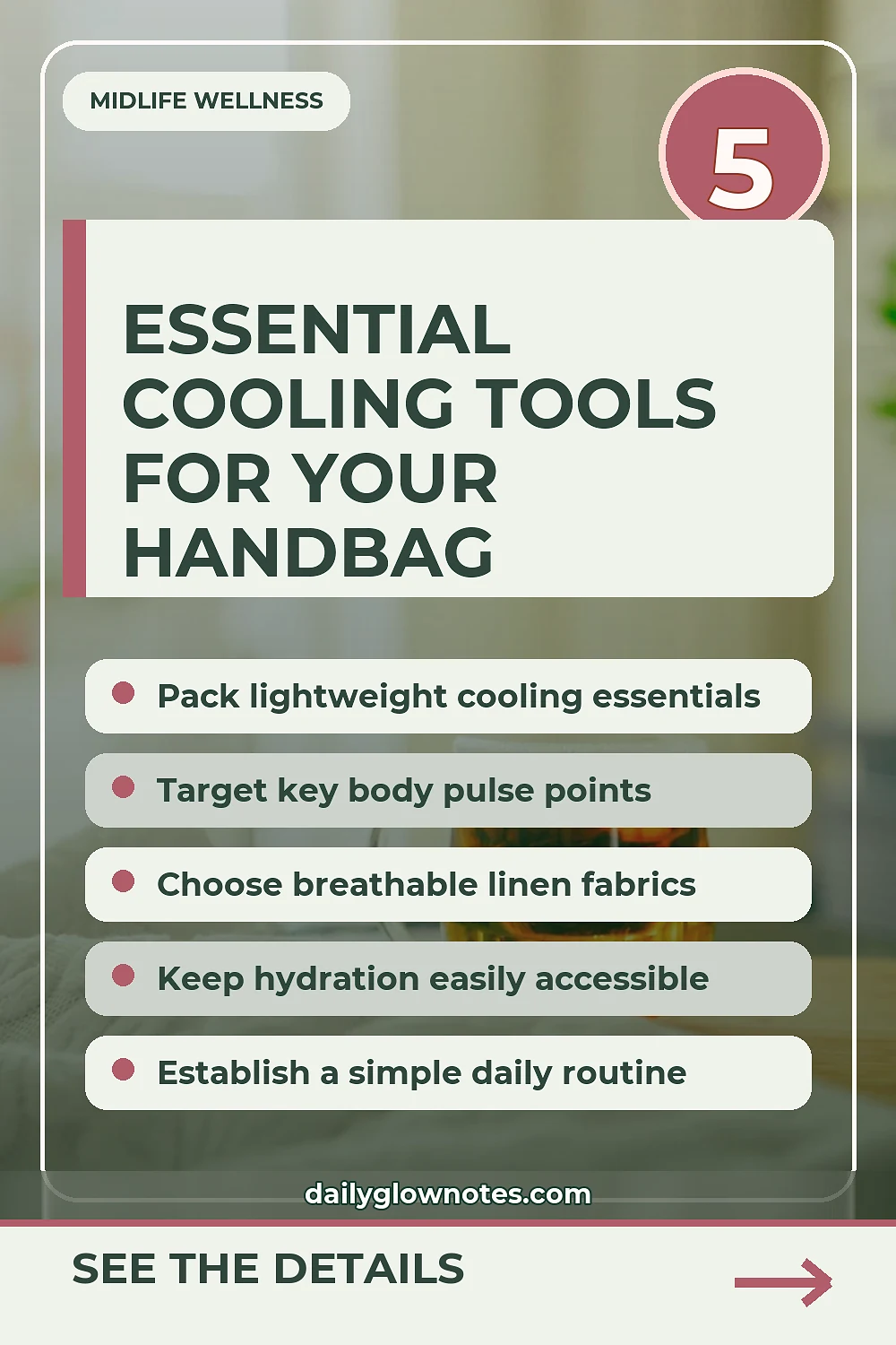 A Small Cooling-Comfort Kit for Unpredictably Warm Days
