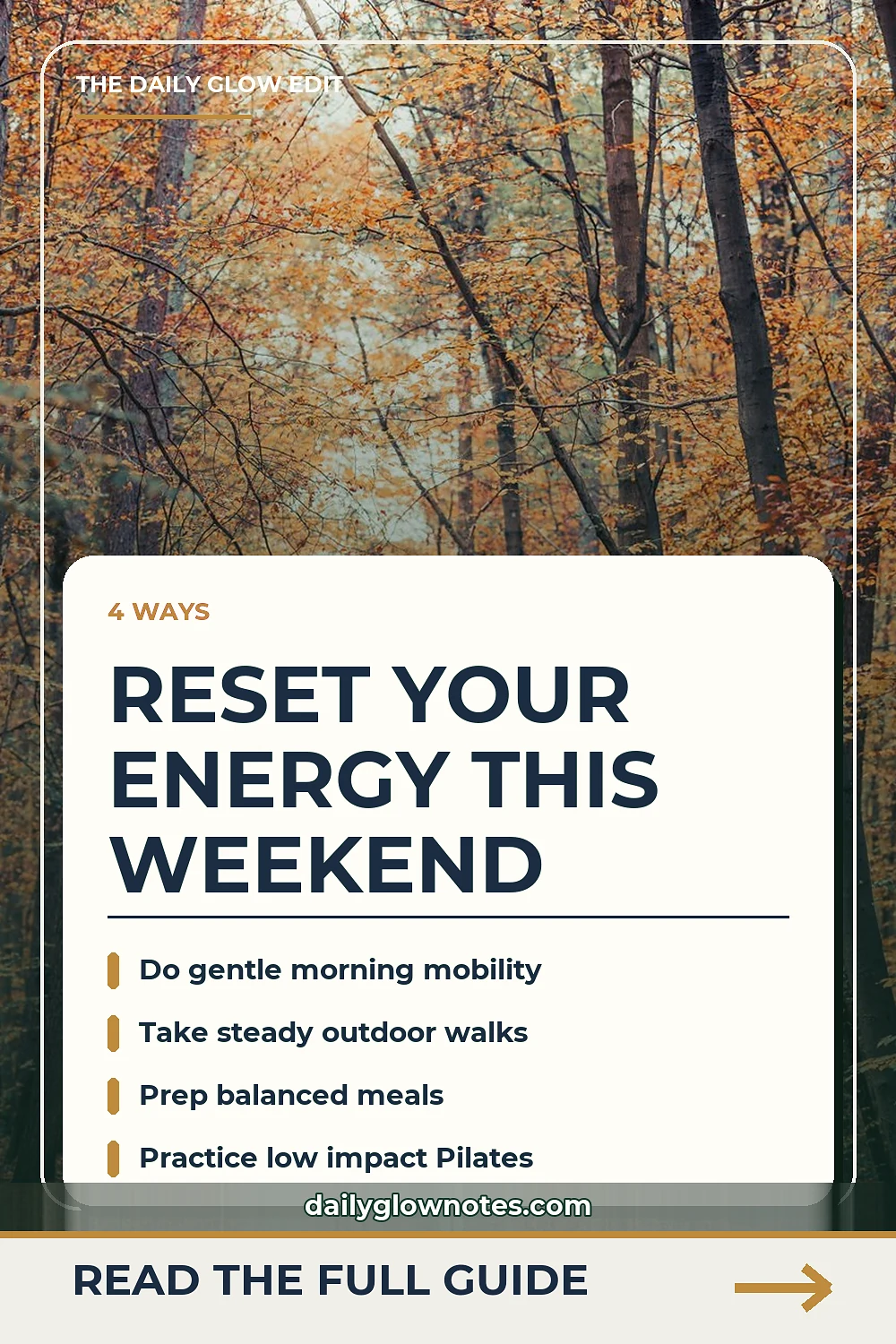 A 48-Hour Weekend Active Recovery Blueprint for Restoring Daily Energy