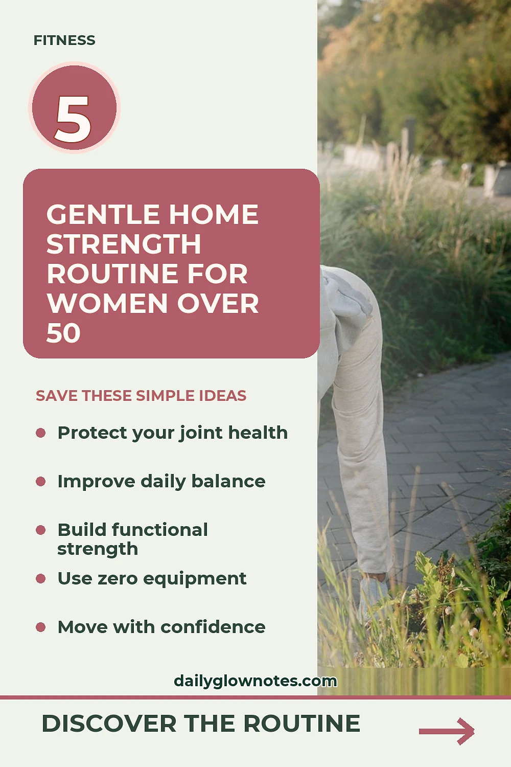 A Gentle Strength Training Routine for Women Over 50 Starting at Home