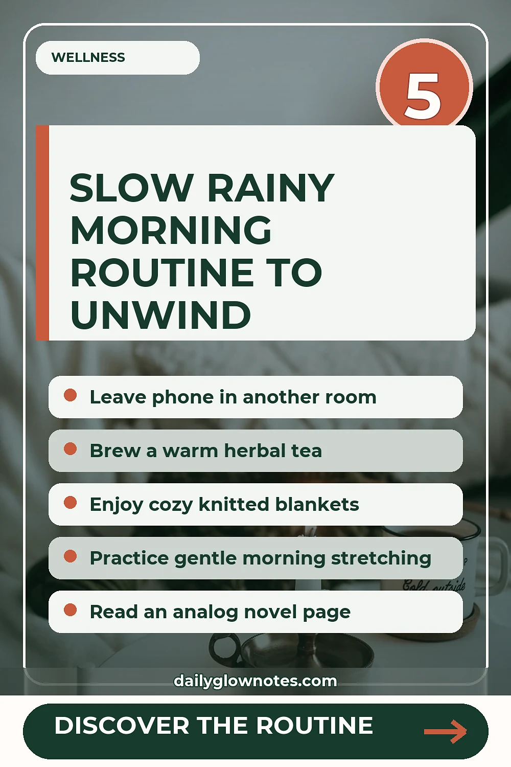 A Slow Rainy Weekend Morning Routine to Unwind Before Noon