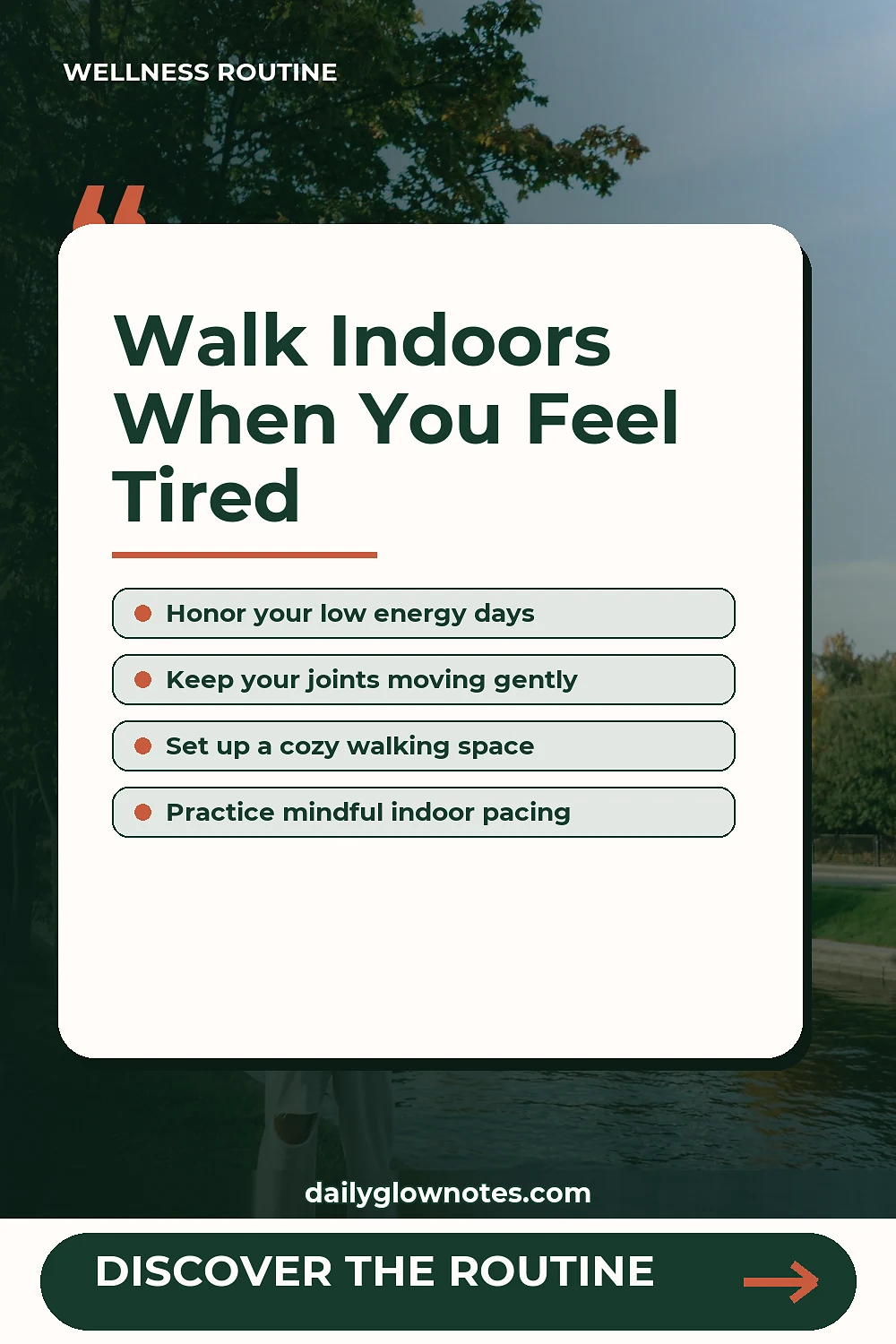 A Gentle Indoor Walking Routine for Days When You Have Low Energy