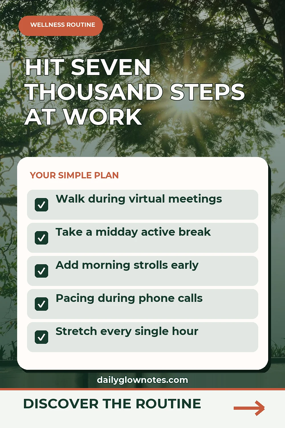 How Desk Workers Can Hit 7,000 Steps Without Long Gym Hours