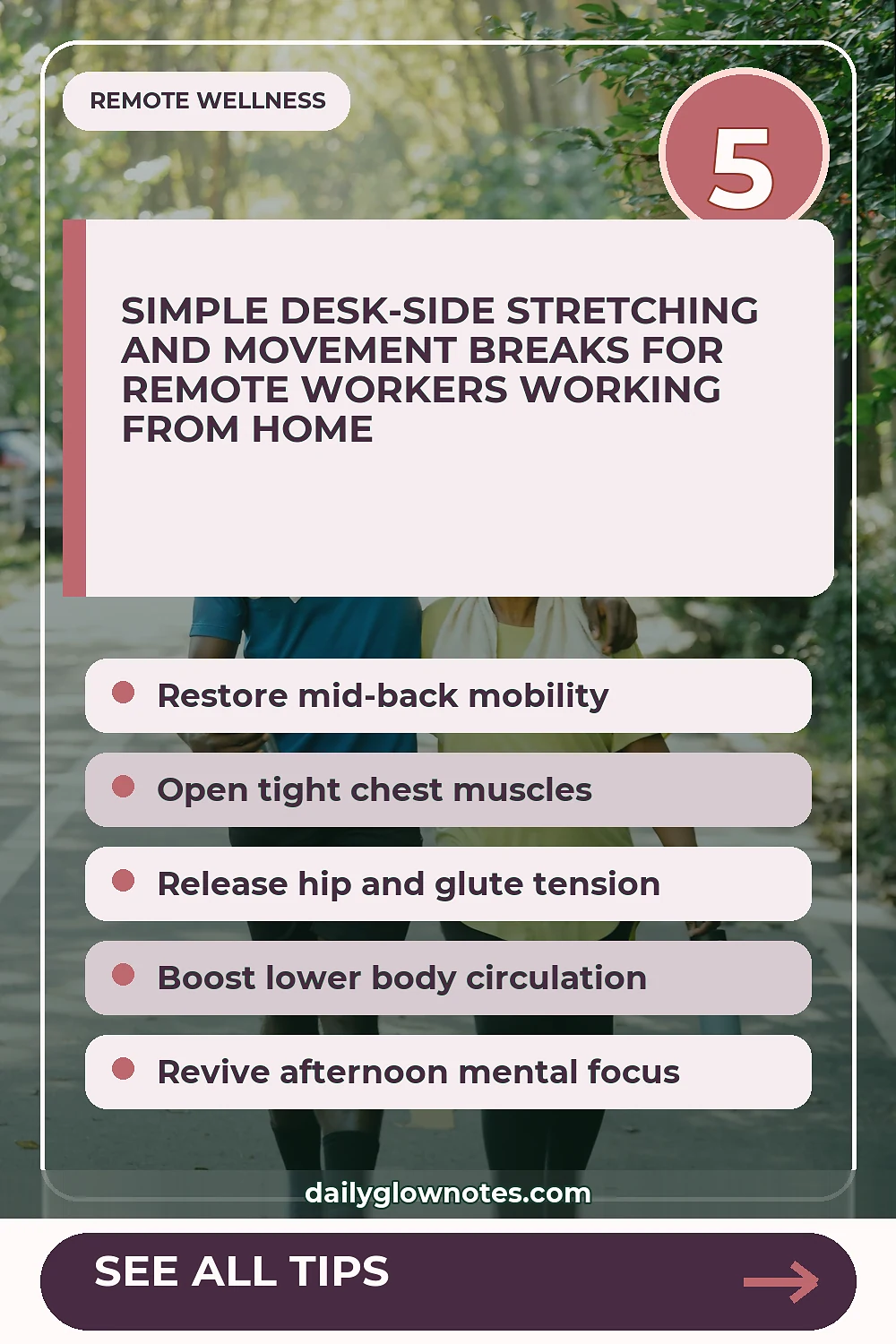 5 Simple Desk-Side Movement Breaks to Reset Your Energy Midday