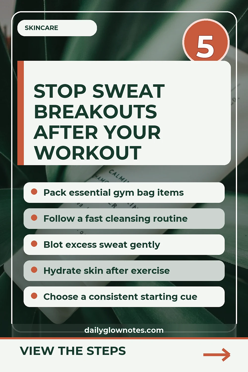 The 5-Minute Post-Workout Routine to Stop Sweat Breakouts