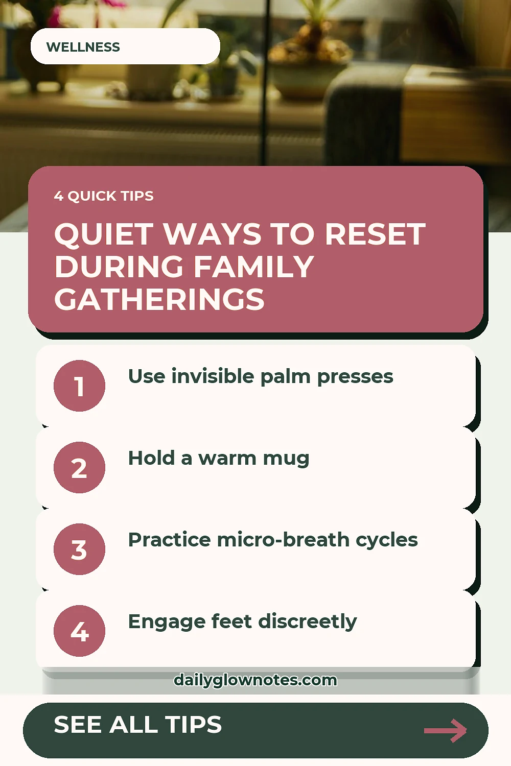 7 Discreet Sensory Reset Habits for Overstimulating Events