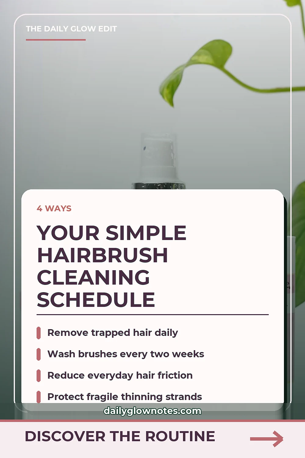 A Hairbrush Cleaning Schedule for a Simpler Scalp-Care Routine