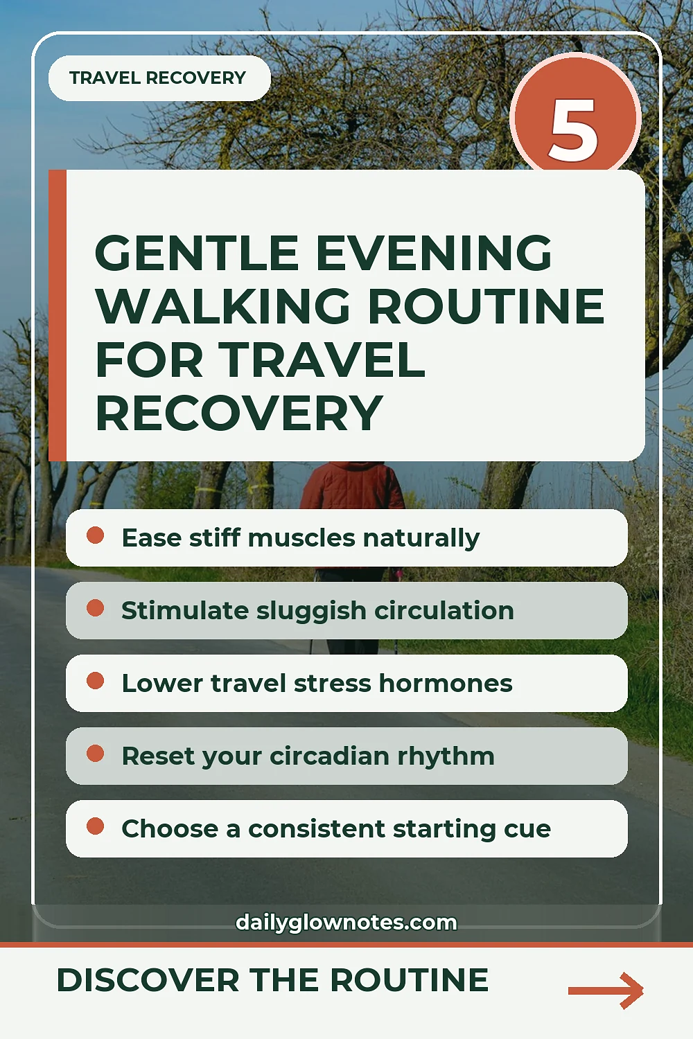A Gentle Evening Walking Routine to Reset After Travel and Long Flights