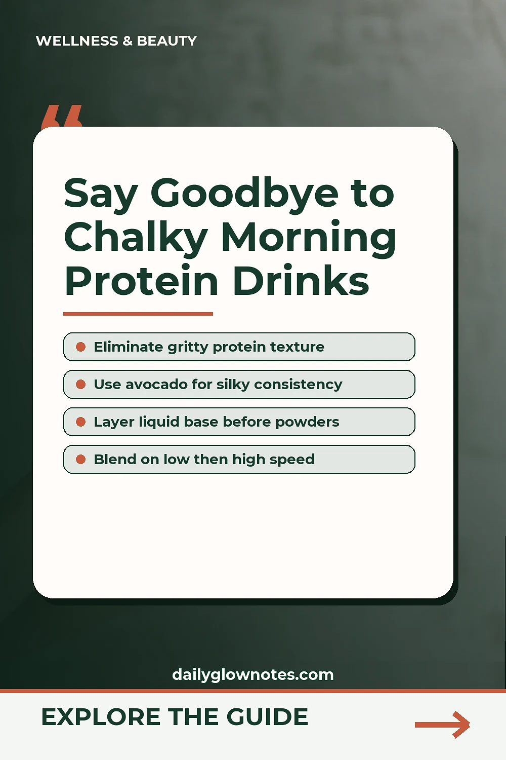 Refreshing Morning Smoothies That Boost Your Daily Routine Without the Chalky Protein Taste