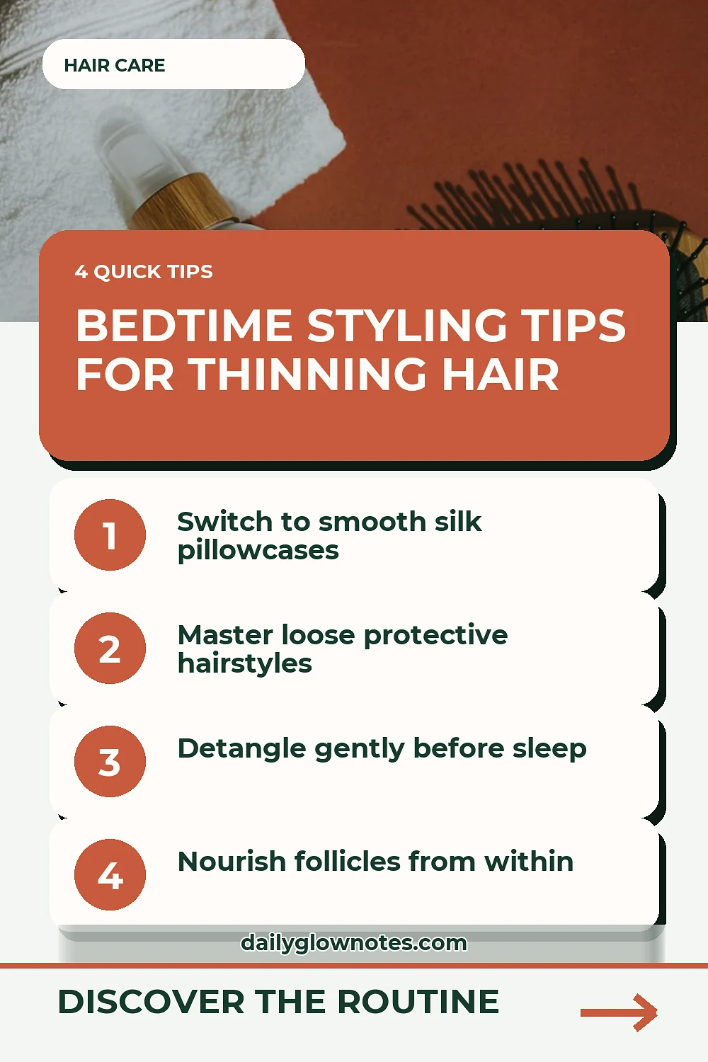 Nighttime Habits That Prevent Thinning Hair Breakage While You Sleep