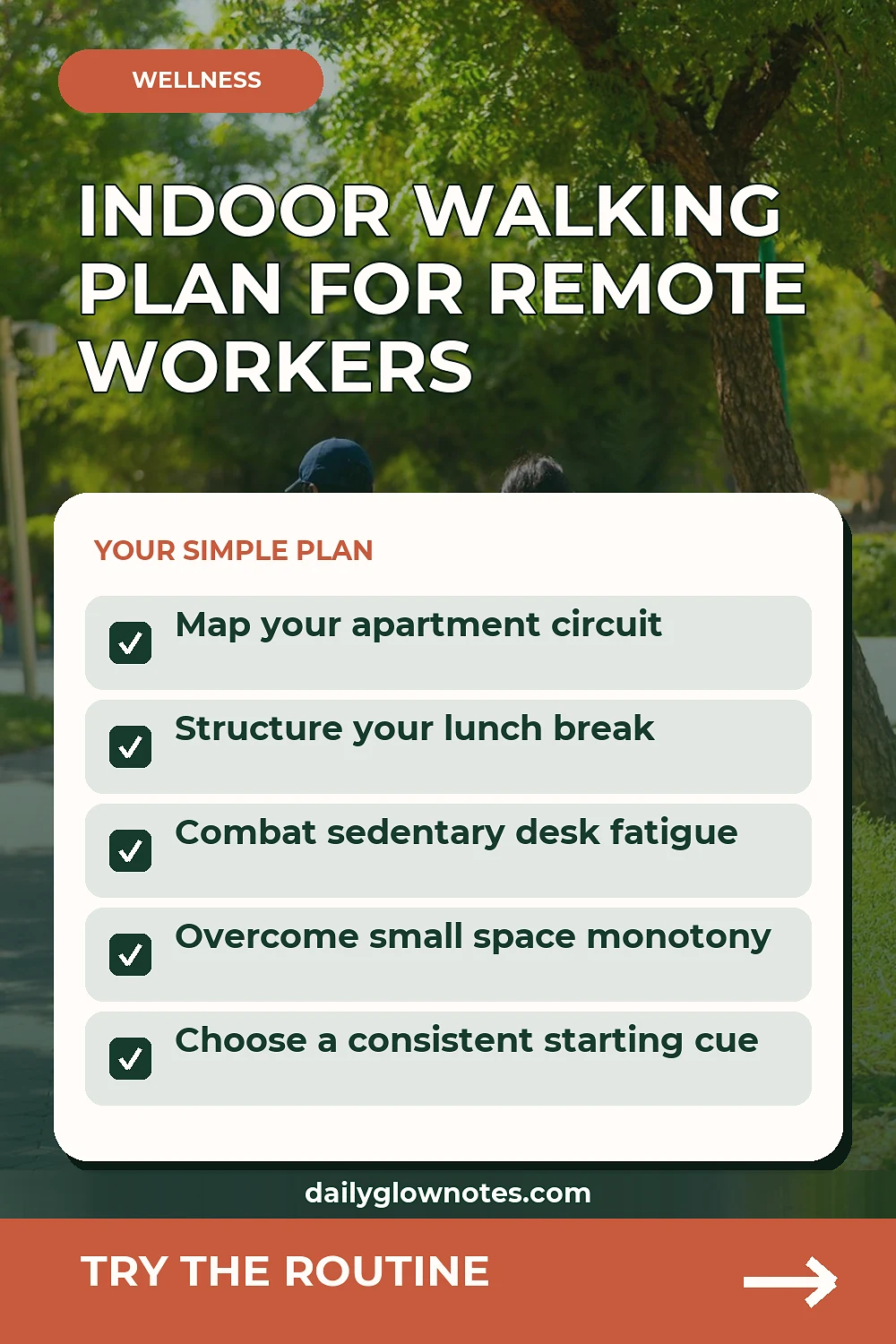An Indoor Apartment Walking Plan to Stay Active When Working From Home