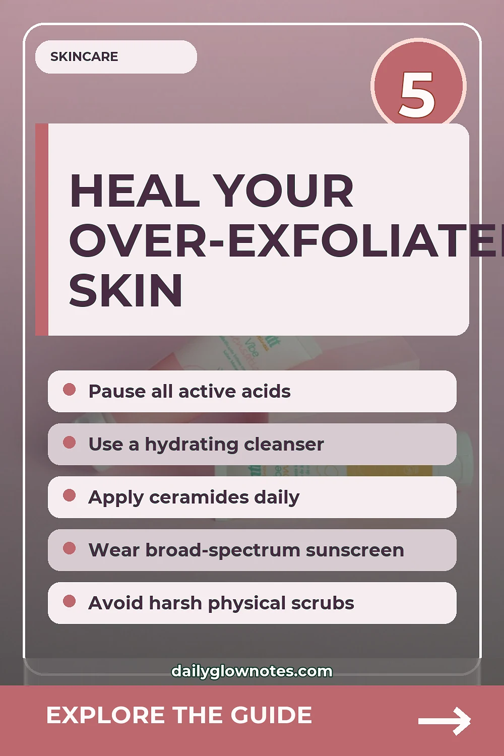 Signs You Over-Exfoliated Your Acne-Prone Skin (And How to Reset Safely)