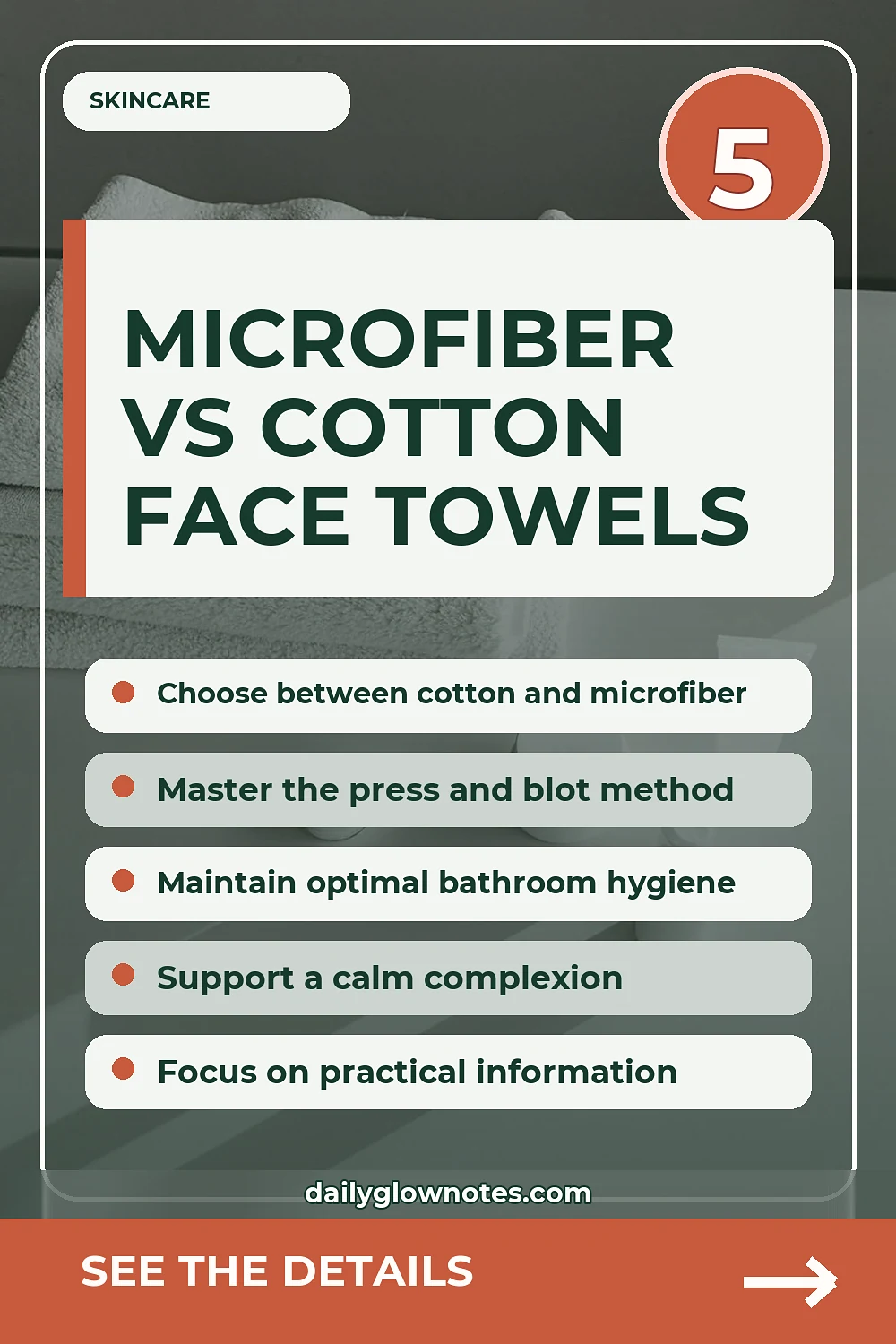 Face Towel Hygiene: How Microfiber vs. Cotton Drying Techniques Impact Blemish Skin