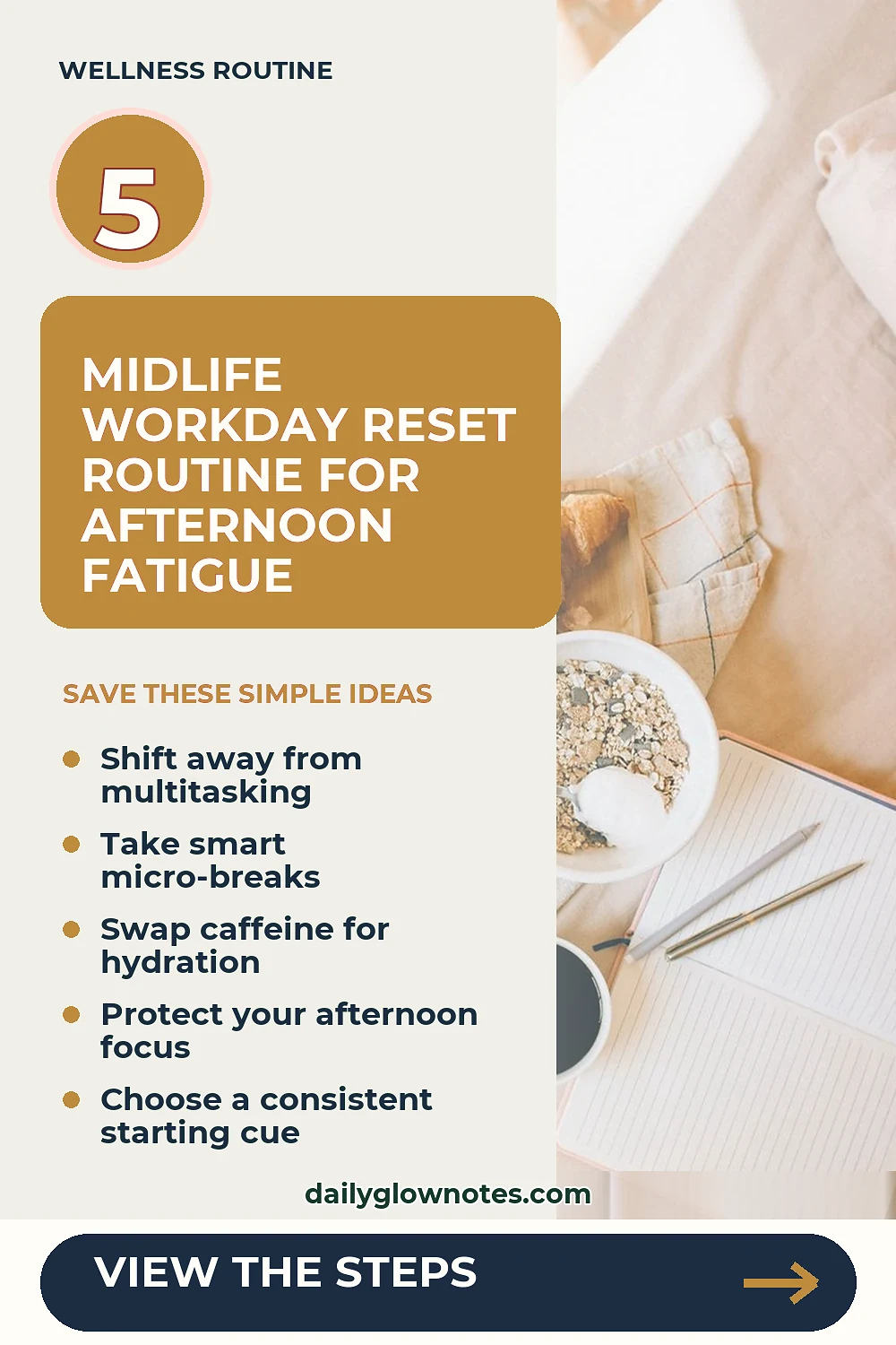 Pacing Your Energy: A Realistic Midlife Workday Reset Routine