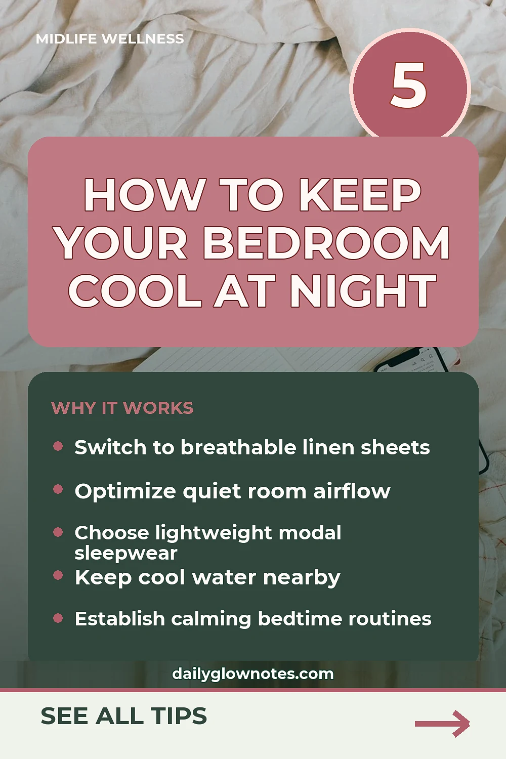 The Midlife Bedroom Reset: Practical Ways to Stay Cool All Night