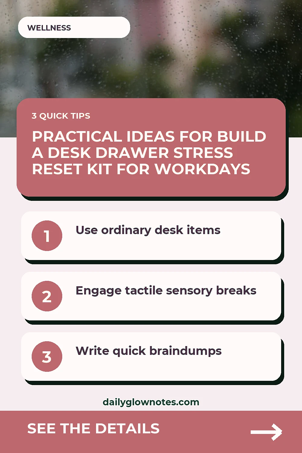 A Desk-Drawer Reset Kit for Overloaded Workdays
