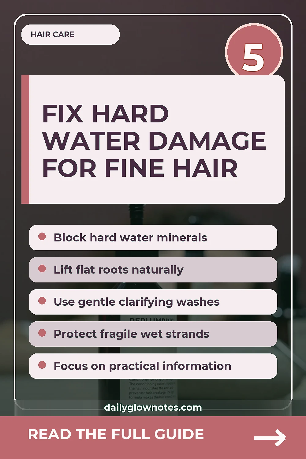 Hard Water Hair Care: Mineral Buildup Solutions for Fine Strands