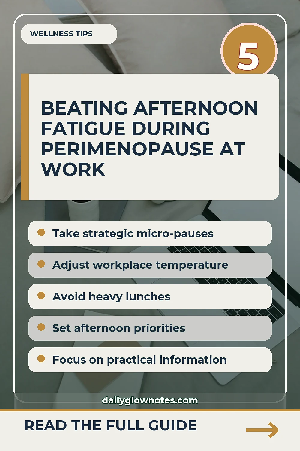 Workday Pacing Mistakes That Drain Your Energy in Perimenopause
