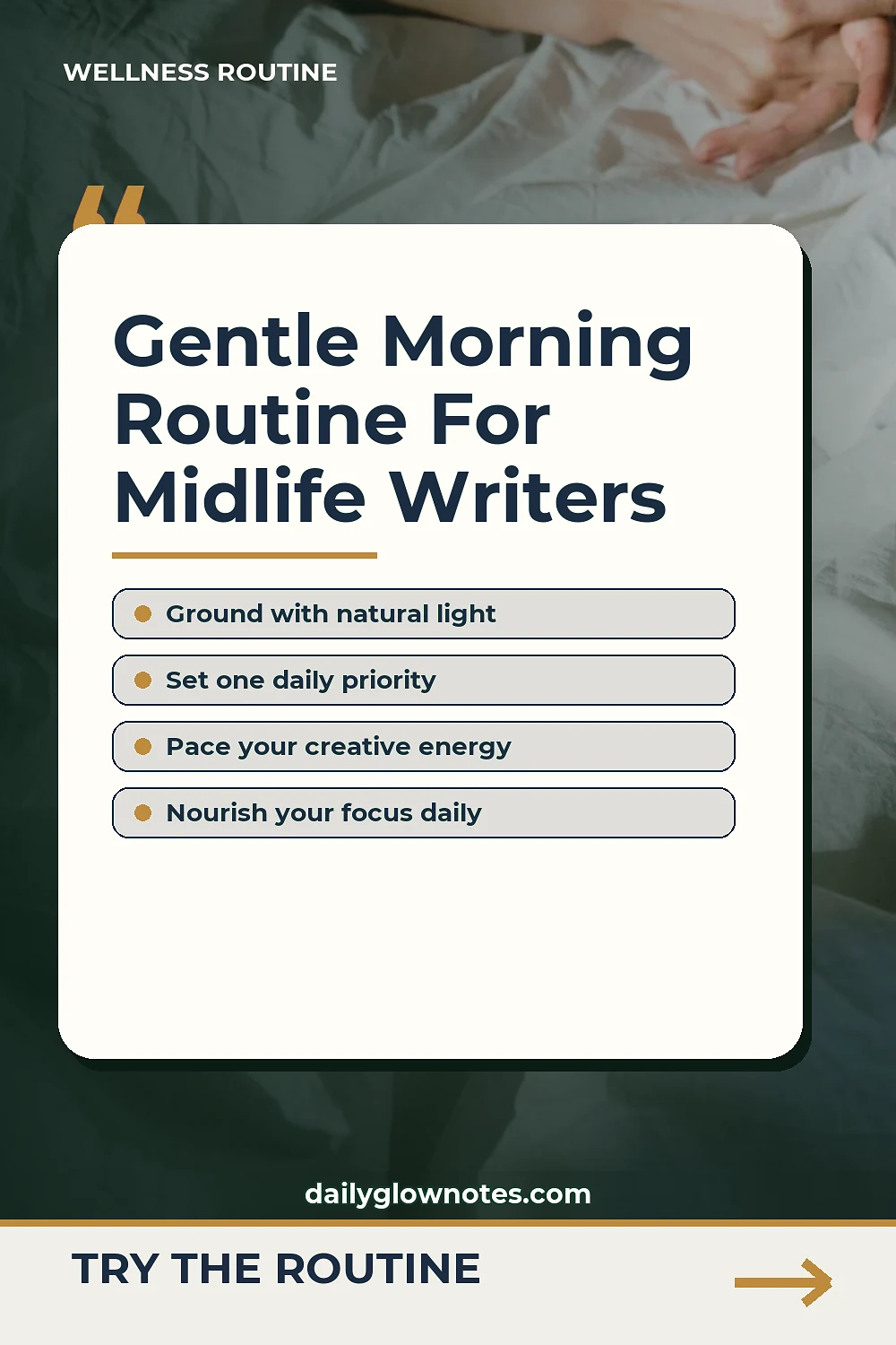 A Gentle Morning Routine for Freelance Writers Managing Menopause Fatigue