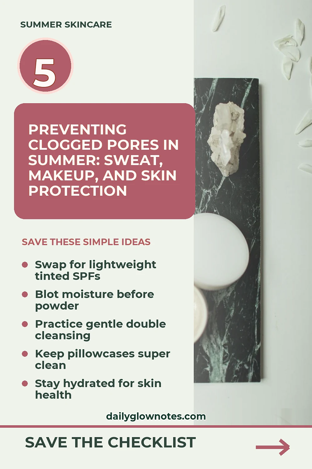 Hot Weather Makeup and Sweat Habits to Prevent Clogged Pores