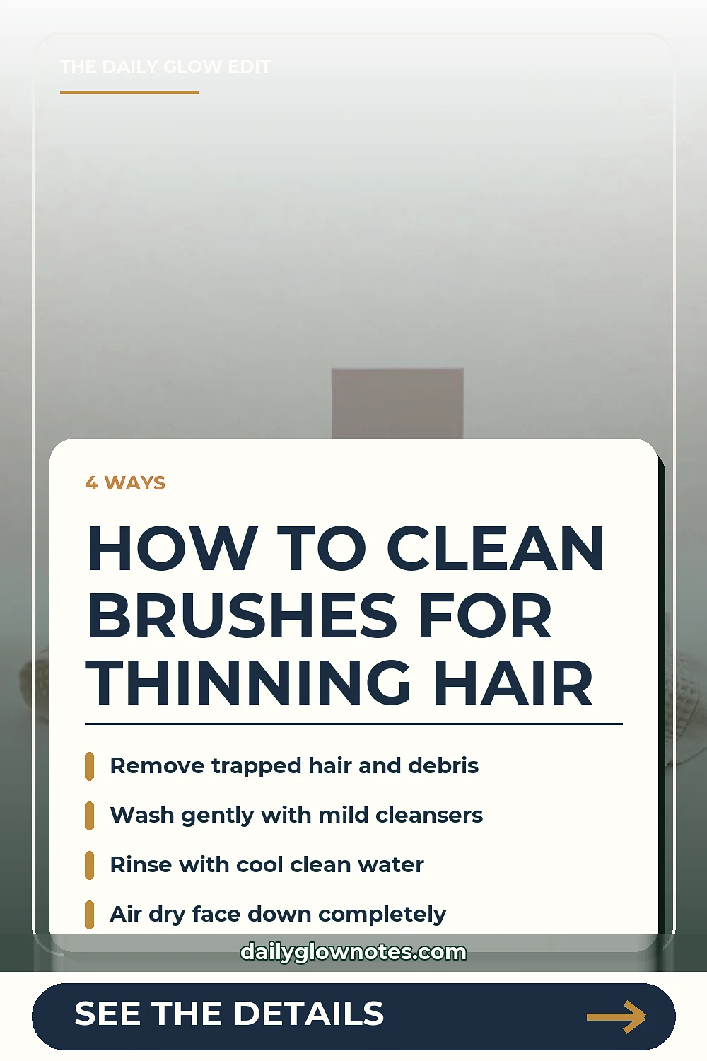 How to Properly Clean Your Hair Brushes to Protect a Sensitive Scalp