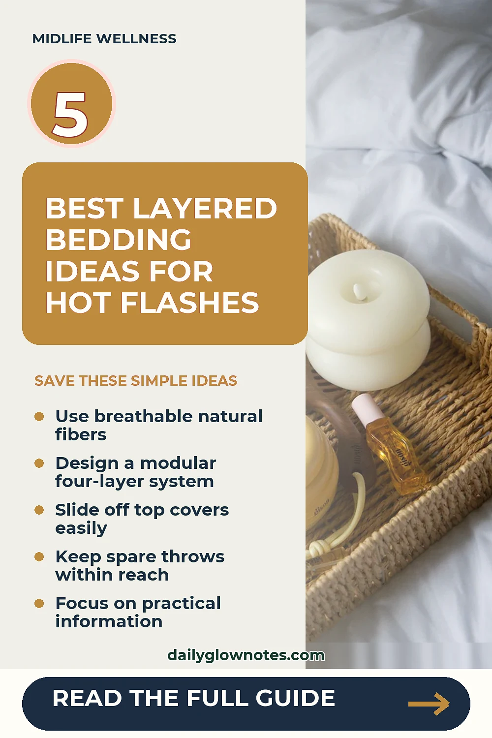 A Layered-Bedding Setup for Nights With Changing Temperature