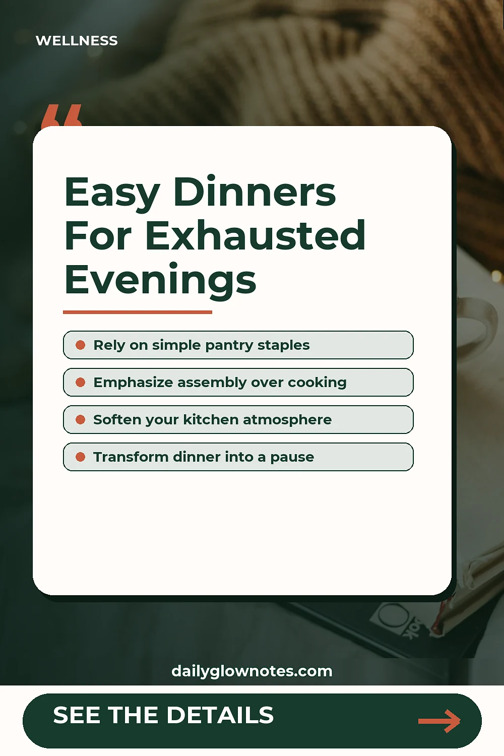 A Decision-Light Dinner Setup for Mentally Tired Evenings