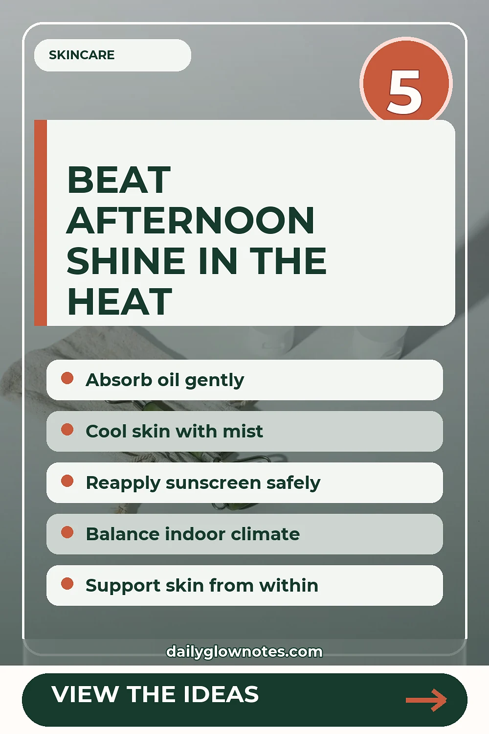 Midday Skin Reset: Refreshing Blemish-Prone Skin in Hot Weather