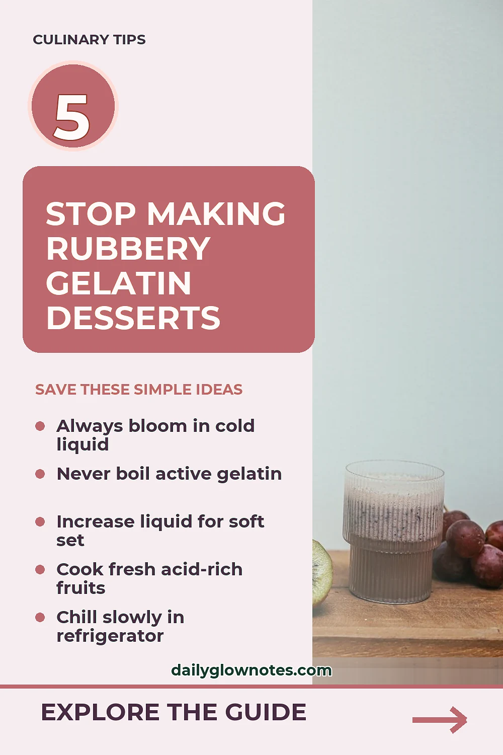 The Texture Guide to Cooking With Gelatin Without Rubbery Results